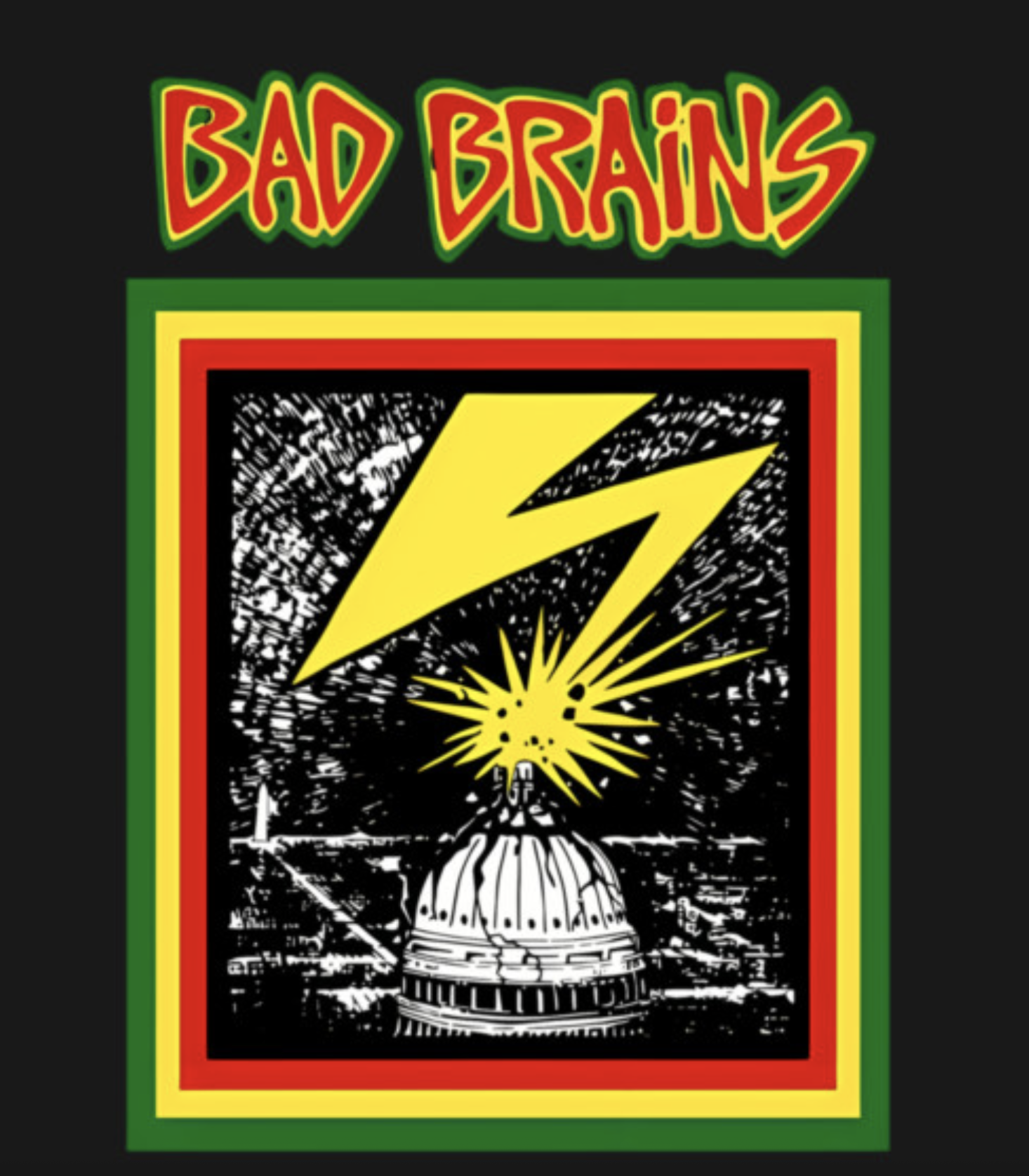BAD BRAINS - Capitol Color - Back Patch